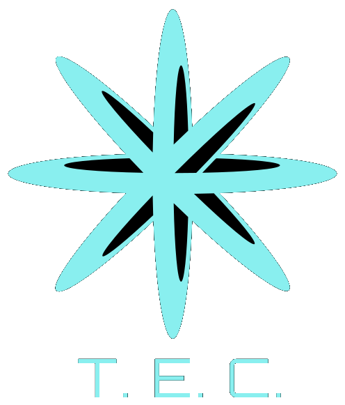 A green background with a blue star in the middle.